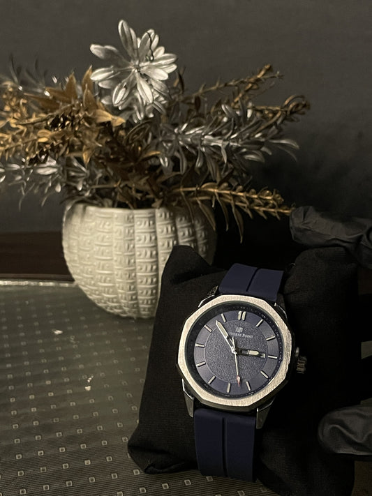 Universe Point Blue Dial Watch – Magnetic Lock & Adjustable Fit