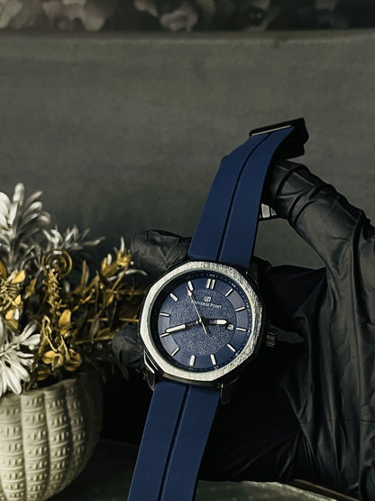 Universe Point Blue Dial Watch – Magnetic Lock & Adjustable Fit